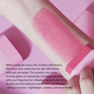 Barra de <span class=keywords><strong>Rubor</strong></span> <span class=keywords><strong>en</strong></span> <span class=keywords><strong>Crema</strong></span> Tamaño Viaje, Acabado Mate Sedoso, Hidratante, Cremoso, Sin Efecto Pastoso, Acabado Natural Nude - Product Image 3