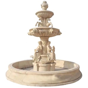 Fontaine d'eau en pierre, style <span class=keywords><strong>Renaissance</strong></span>, fontaine à trois niveaux, ornements d'art, sculpture - Product Image 2