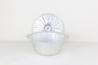 Marmite en aluminium profond, résistante au four et au micro-ondes, grand volume pour bouillon, ragoût, soupe de nouilles, 3600 ml