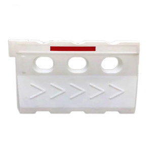 Fábrica Barreiras Cheio De Água Barreiras De Segurança Do Tráfego Rodoviário Barreira De Cavalo De Água Rotacional De Plástico Vermelho Amarelo Branco