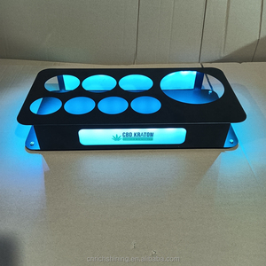 Diseño moderno personalizado acrílico LED botella presentador para enfriador de vino cubo de hielo noche pubs KTV fiestas bodas otros eventos - Product Image 5