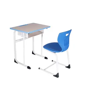 China Cheap Kindergarten School Student School Sets Study Fixed Table And Chair