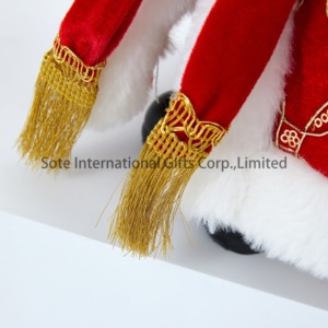 SOTE décoration de noël fournitures nouvel an russe <span class=keywords><strong>Ded</strong></span> <span class=keywords><strong>Moroz</strong></span> père noël Figurine <span class=keywords><strong>Ded</strong></span> <span class=keywords><strong>Moroz</strong></span> 30CM père noël poupée - Product Image 6