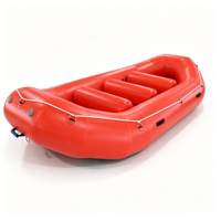 Bateau pneumatique de rafting sportif pour 8 personnes, 13 pieds (3,95 m), certifié CE, usage commercial, plancher renforcé pour eaux vives