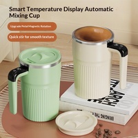 Tasse à mélanger électrique entièrement automatique en acier inoxydable avec affichage intelligent de la température, tasse à café portable
