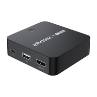 Ezcap181M Grabadora de Video AV Portátil, Digitalizador de VHS V8 Hi8, Almacenamiento en Memoria USB, Compatible con Laptop, Cámara, Transmisión en Vivo, MP4