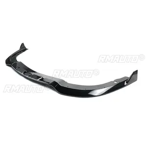 <b>Car</b> Front Bumper Lip <b>for</b> Chrysler 300 C S SRT 2016-2023 <b>Diffuser</b> Splitter Spoiler Body Kit Protector Glossy Black Carbon Fiber - Product Image 3