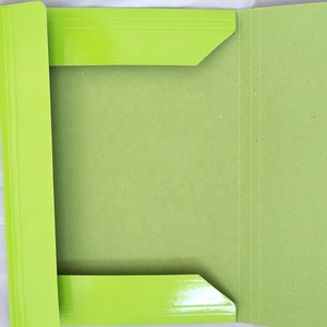 定制A4/FC纸质文件夹颜色什锦纸板弹性文件夹 - Product Image 4