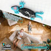 Kadal RC Wall Crawler untuk Anak-anak, Remote Control, Dapat Memanjat, dengan Lampu LED di Mata, Dapat Diisi Ulang, Robot Merangkak di Lantai & Plafon, Mainan Prank