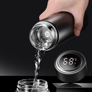 Thermos for Hot Drinks Smart Sports Water Bottle With LED Fahrenheit Display Water Bottle With Filter - Product Image 6