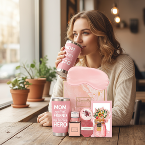 Lunaire Stainless Steel UV Printed Mothers Day &amp; New Year <strong>Gift</strong> Basket <strong>for</strong> Mom-Personalized Unique <strong>Gift</strong> From <strong>Daughter</strong>/Son - Product Image 2