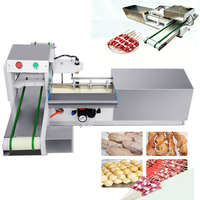 Nouvelle Machine Commerciale Automatique Compacte pour Enfiler les Brochettes / Machine Électrique pour la Fabrication de Brochettes de Kebab et de Mouton