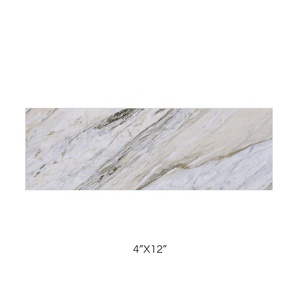 Mosaico de Mármol Italiano en Bloques y Losas para Revestimiento de Paredes y Pisos, Mármol Blanco con Vetas Grises - Product Image 2
