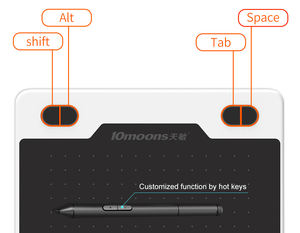 Tableta de Dibujo T503 Signature Pad 10moons, Precio de Fábrica Económico, <span class=keywords><strong>para</strong></span> Ilustración Gráfica y Enseñanza en Línea - Product Image 4