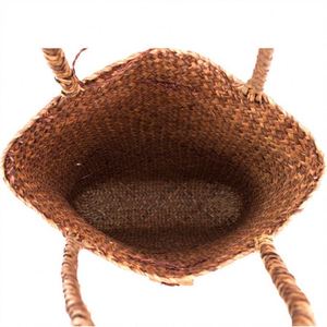 Tracolla in vimini, borsa tote vintage, borse in paglia indiana, borsa da donna in rattan, borsa da sposa <span class=keywords><strong>Sara</strong></span>, macramè rosa, miniborsa morbida - Product Image 5
