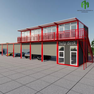 ภาชนะบรรจุสำเร็จรูปเคลื่อนย้ายได้20 40ฟุตบ้านแพ็คแบนพร้อมโรงรถบ้านภาชนะสำเร็จรูปสำเร็จรูปแบบถอดออกได้ - Product Image 5