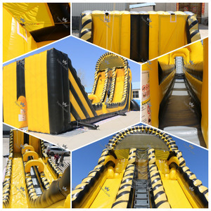 Toboggan gonflable commercial pour parcours zippé, jeu interactif gonflable d'<span class=keywords><strong>extérieur</strong></span> pour location en <span class=keywords><strong>extérieur</strong></span> - Product Image 5