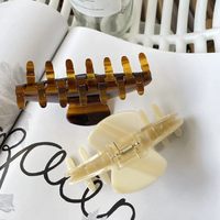 Grandes pinces à cheveux en acétate faites à la main, à paillettes lumineuses, écologiques, style européen et américain, pour cheveux épais, couleurs personnalisées avec logo