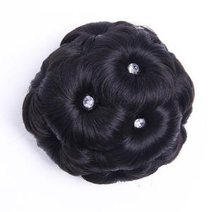 Diamant Fleur Cheveux Griffe 9 Fleurs Avec Diamant Clip en Cheveux <span class=keywords><strong>Chignon</strong></span> pour Femmes Cheveux Naturel Fleur Chouchou - Product Image 3