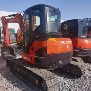 Heures basses 2022 ans kx155 kx155-3 machine d'excavatrice kubota 5 tonnes sur chenilles pelle utilisée kubota - Product Image 1