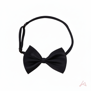 Farfallino cane nero alla moda accessori per vestiti per animali domestici - Product Image 1