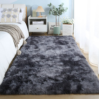 Tapis de sol doux de couleur unie en gros, tapis moelleux pour chambre à coucher, grands tapis, tapis shaggy pour salon, tapis et carpettes pour hôtel et maison