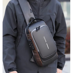 Zaino Monospalla Personalizzato con Logo, Borsa a Tracolla Antifurto per Viaggi, Lavoro e Vita Quotidiana - Product Image 1