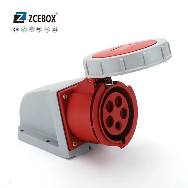 ZCEBOX 16A 32A 3-Pin Electrical Waterproof Industrial Plug and Socket 220-240V Three-phase Power IP67 Industrial Connector