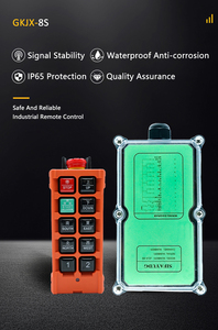 รีโมทคอนโทรลสำหรับรถเครนแบบอุตสาหกรรมป้องกันการอนุมาน GKJX-8S ปรับแต่งได้ตามต้องการ - Product Image 1
