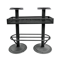 Tabouret de bar moderne de luxe en acier inoxydable de haute qualité UPRS UP-003B avec siège en velours, fonction pivotante, sans accoudoirs - Utilisation commerciale