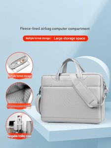 High Quality Businessman Shoulder Handheld Laptop Case Storage <b>Computer</b> <b>Bag</b> Large Capacity 14-15 Inch Office Laptop <b>Bag</b> - Product Image 6
