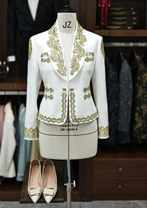 Costume d'été sur mesure de style professionnel pour femme, grande taille, simple boutonnage, plissé devant, fermeture éclair étanche – Vente directe usine - Product Image 6