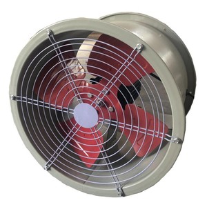 Ventilador Axial de 28 Pulgadas, 4 Aspas, Aleación de Aluminio, Rojo, a Prueba de Explosiones, Ventilador Eléctrico de Extracción, 1.1kw, 2900rpm, Rodamiento de Bolas, Chapa Metálica - Product Image 3
