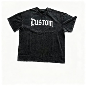 เสื้อยืดโอเวอร์ไซส์ ยูนิเซ็กซ์ คอโอ ทรงหลวม ผลิตจากผ้าฝ้าย 100% เป็นมิตรต่อสิ่งแวดล้อม ระบายอากาศได้ดี พิมพ์ลายดิจิทัล รับผลิตตามสั่ง ขายส่ง - Product Image 1