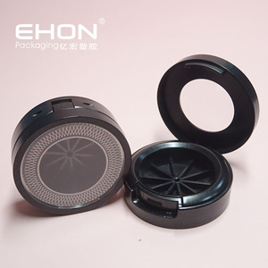 Estuche de polvo compacto vacío único redondo de 29mm con ventana transparente ABS y material de espejo Embalaje de maquillaje personalizable - Product Image 2