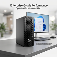 Station de travail HP Z2SFF G1I Z2 Gi SFF Z2SFFG9, station de travail de bureau avec processeur Core I5, Ultra7-235, 8 Go de RAM, 512 Go de SSD