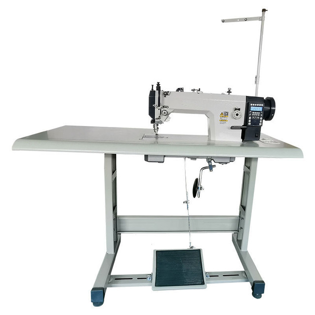 Sewing Machine Industrial Heavy Duty Electronic Manual Lockstitch All in One Flat Apparel Machinery Industrial Sewing Machine