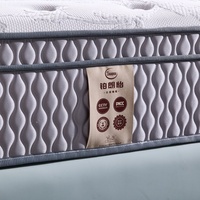 Matelas orthopédique à ressorts ensachés en mousse à mémoire de forme compressée, respirant, pour la maison et l'hôtel, tailles Queen et King