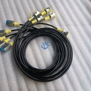 Kit de Prueba de Presión Hidráulica, 5 Mangueras de Prueba, 5 Manómetros, 13 Acoples de Prueba, 14 Conectores en T para Excavadoras de Construcción - Product Image 3