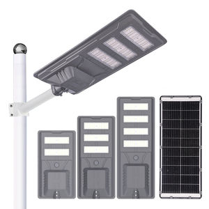 Nuevo aluminio exterior impermeable 200lm/W 200W 100 vatios 5050smd LED energía <span class=keywords><strong>Solar</strong></span> LED farola <span class=keywords><strong>con</strong></span> Sensor inteligente - Product Image 1