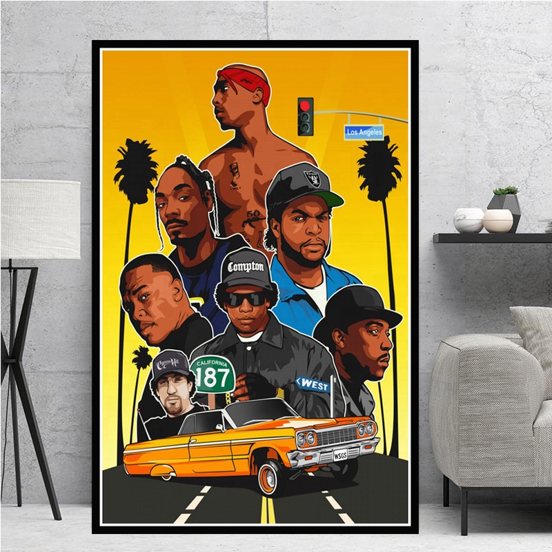 RAP MADE ヒップホップポスター ビギー 浮世絵風 額縁付き RAP MADE ヒップホップポスター ビギー 浮世絵風 額縁付き
