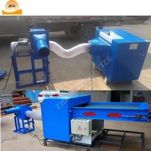 Fibre Opening Machine Automatic Cotton Yarn Opener Waste Stuff Filler Recycling Machine Polyester Fiber Cotton Opening Pillow Stuffing Filling Machine