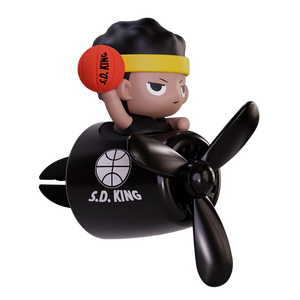 Profumatore <span class=keywords><strong>per</strong></span> Auto a Clip con Motivo Cartone Animato, <span class=keywords><strong>Deodorante</strong></span> <span class=keywords><strong>per</strong></span> Bocchette d'Aria a Forma di Piccolo Aeroplano, in Plastica - Product Image 1