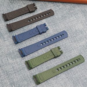 Correas de <span class=keywords><strong>reloj</strong></span> de goma FKM de extremo curvo, correa de <span class=keywords><strong>reloj</strong></span> de 20mm para correa de <span class=keywords><strong>reloj</strong></span> <span class=keywords><strong>Omega</strong></span> <span class=keywords><strong>Seamaster</strong></span> 300 - Product Image 3