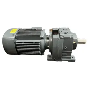 R Series Modular Helical Gear Electric Concentric Motor Gearbox Food Machinery Helical Gearbox Motor