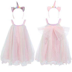 Costumes de cosplay d'Halloween pour enfants 2026, fée des fleurs arc-en-ciel, <span class=keywords><strong>licorne</strong></span>, jupe <span class=keywords><strong>tutu</strong></span> à bretelles - Product Image 5