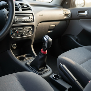 Peugeot 206 Sport 5-Speed Car Gear Knob <b>Set</b> Size 1 with Customized Gaiter Made in Turkey - Product Image 3