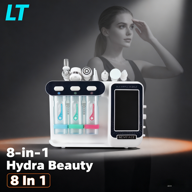 Care Machine Standing Facial Machine 7-in-1 Oxygen Jet Peel Facial Deep Cleaning Beauty Spa Skin Rejuvenation for Commercial Use