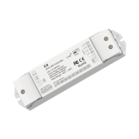 Contrôleur de courant continu led, variateur PWM CC, sans fil, à 4 canaux, CCT, rvb, RGBW, RF, 12V 24V 36V 48V 150-1200ma