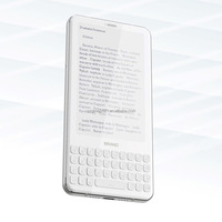 Téléphones 4G qwerty avec clavier personnalisé, en métal, ultra-fin, de haute qualité, pour le travail, avec game de java